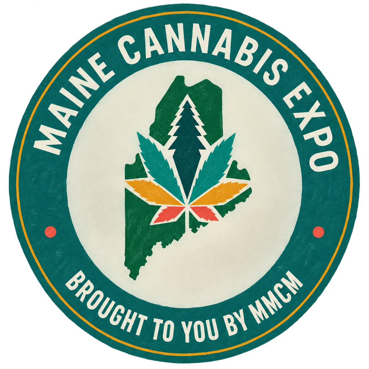 Maine Cannabis EXPO circular badge